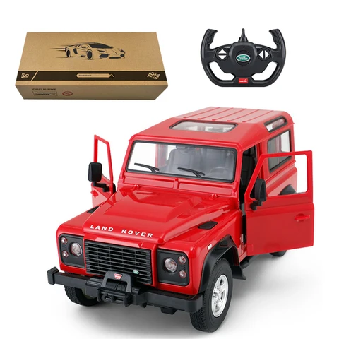 Land Rover Defender Радиоуправляемая машина Масштаб 1:14 радиоуправляемая модель автомобиля радиоуправляемая светодиодная Автомобильная машина игрушка подарок для детей и взрослых Rastar