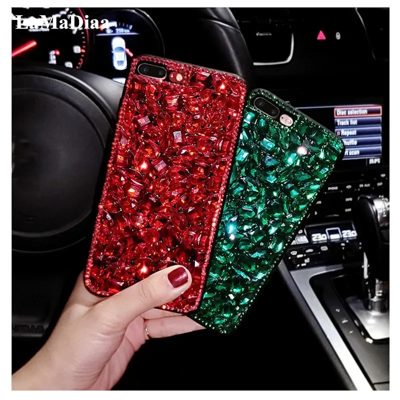 

Phone Case for IPhone 14 15 11 12 13 15ProMAX 15Pro 14ProMAX 14Pro Luxury Bling Crystal Diamond Rhinestone Soft TPU Case Cover
