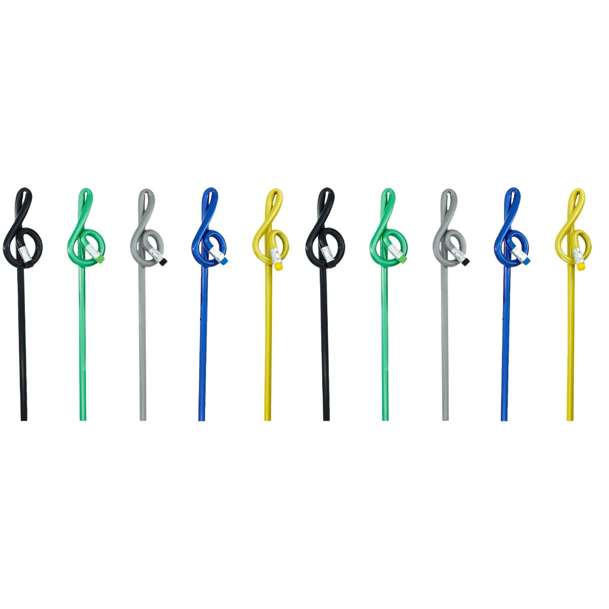 

Pencilnote Clef Musical Students Lovely Bent Funny Pen Gift G Colored Drawing Writing Sharpenedchildren Treble Cute