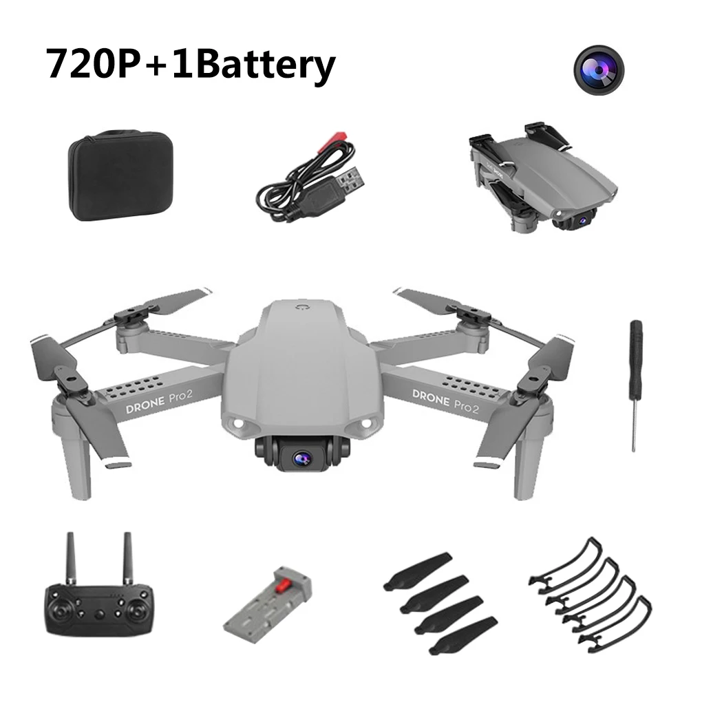 

Новинка 2021, Радиоуправляемый мини-Дрон E99 Pro2 4K 1080P 720P с двойной камерой, Wi-Fi, FPV