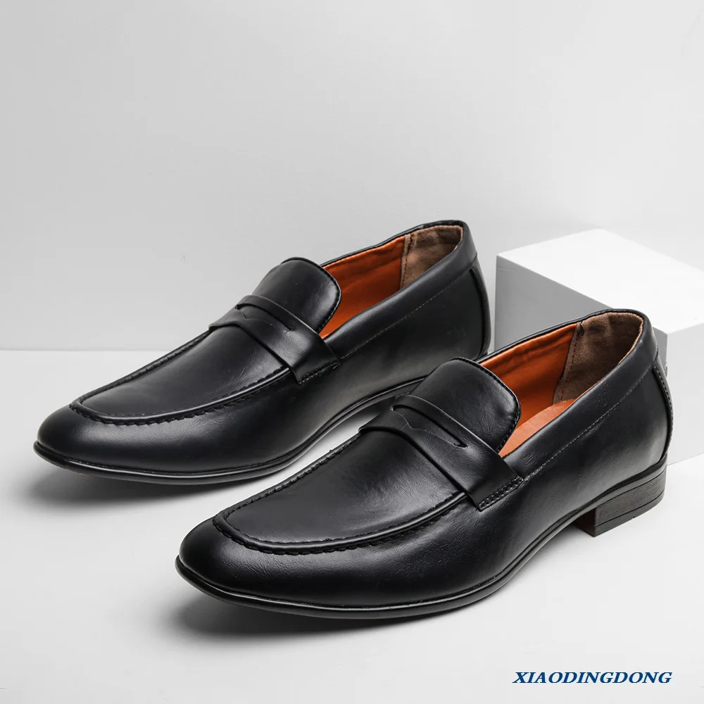 

40~45 Men's Casual shoes New Summer fashion Loafers Men's Leather Shoes #W741