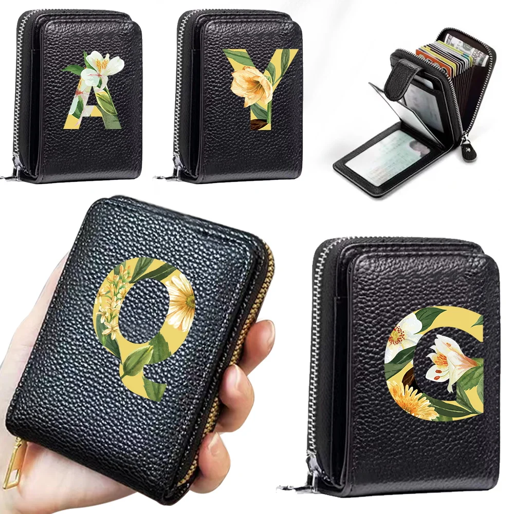 

Wallets for Women Luxury Designer Wallet Fashion Purses Solid Cute Small Wallet PU Clutch Purse Floral Letter Series Coin Pocket