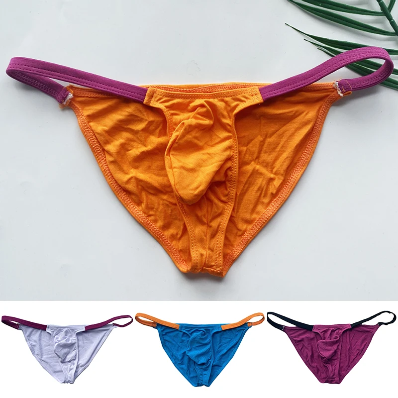 

Fashion Men's Sexy Underwear Thong Men Modal Comfortable Panties Male Breathable Soft High-Quality Underpants Bikini Briefs