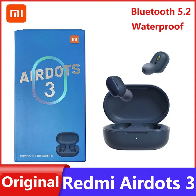 Наушники-вкладыши Xiaomi Redmi AirDots 3 Беспроводная Bluetooth-гарнитура высококачественные