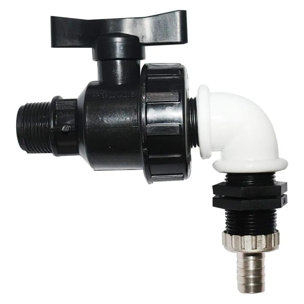 

Fast And Reliable Garden IBC Tank Outlet Valve Connect Brass Hose Fittings Easy To Bend IBC Extended Light In Weight