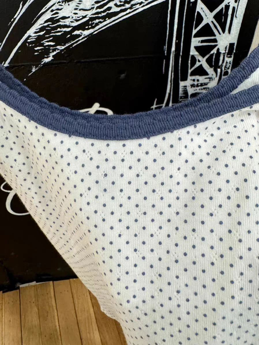 New Dot Slim Tank Top Woman Summer Sleeveless Soft Cotton Casual Camisole Sweet Vintage Streetwear Y2k Crop Tops Cute Vest (art.: 3920c8b3186bd) - 3920c8b3186bd