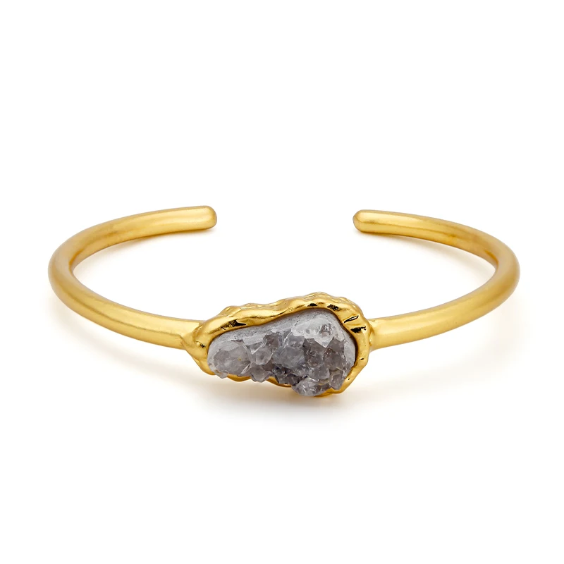 Минималистичный Браслет-манжета IVOG для женщин браслет с полудрагоценными