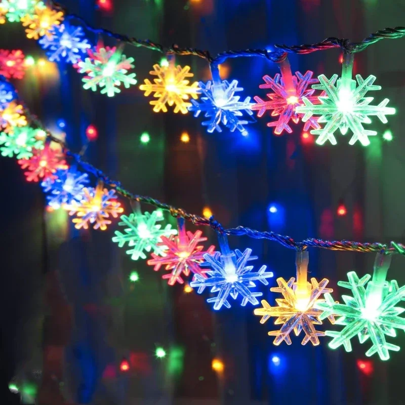 

Светодиодная гирлянда OKAL RED EAST Снежинки многоцветный