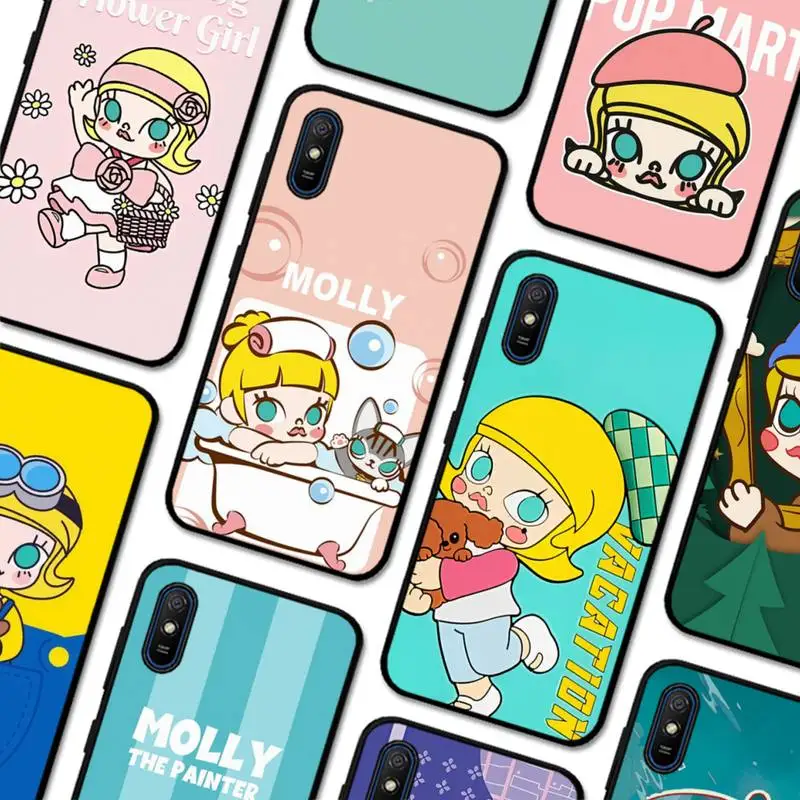 

Molly cute girl Phone Case for Redmi 5 6 7 8 9 A 5plus K20 4X S2 GO 6 K30 pro