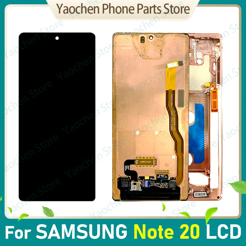 

100% ORIGINAL Frontal note 20 LCD For SAMSUNG GALAXY Note 20 Lcd Display N980 N980D N9880F N981 LCD Touch Screen Digitizer NEW