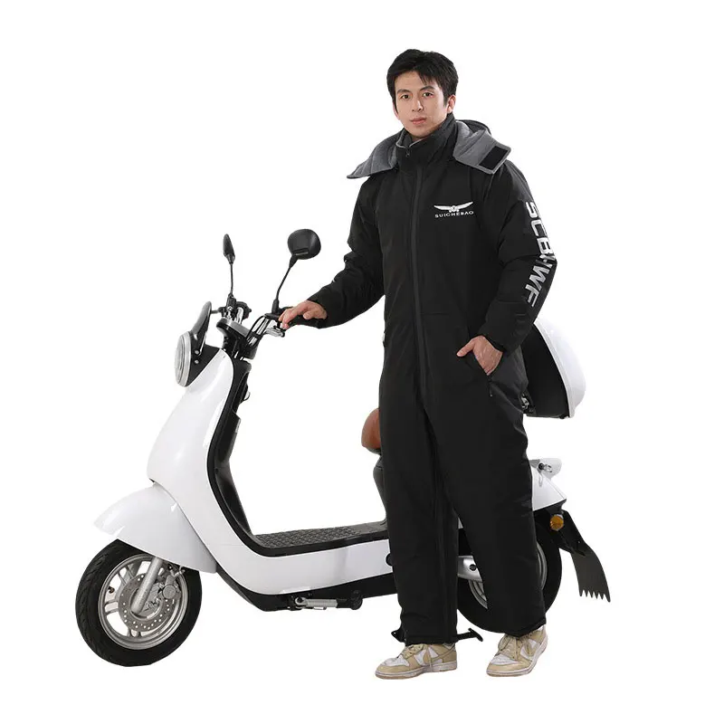 

НОВЫЙ зимний водонепроницаемый ветрозащитный универсальный костюм для езды на мотоцикле, теплый утолщенный плюшевый морозостойкий костюм для верховой езды, лыжные костюмы