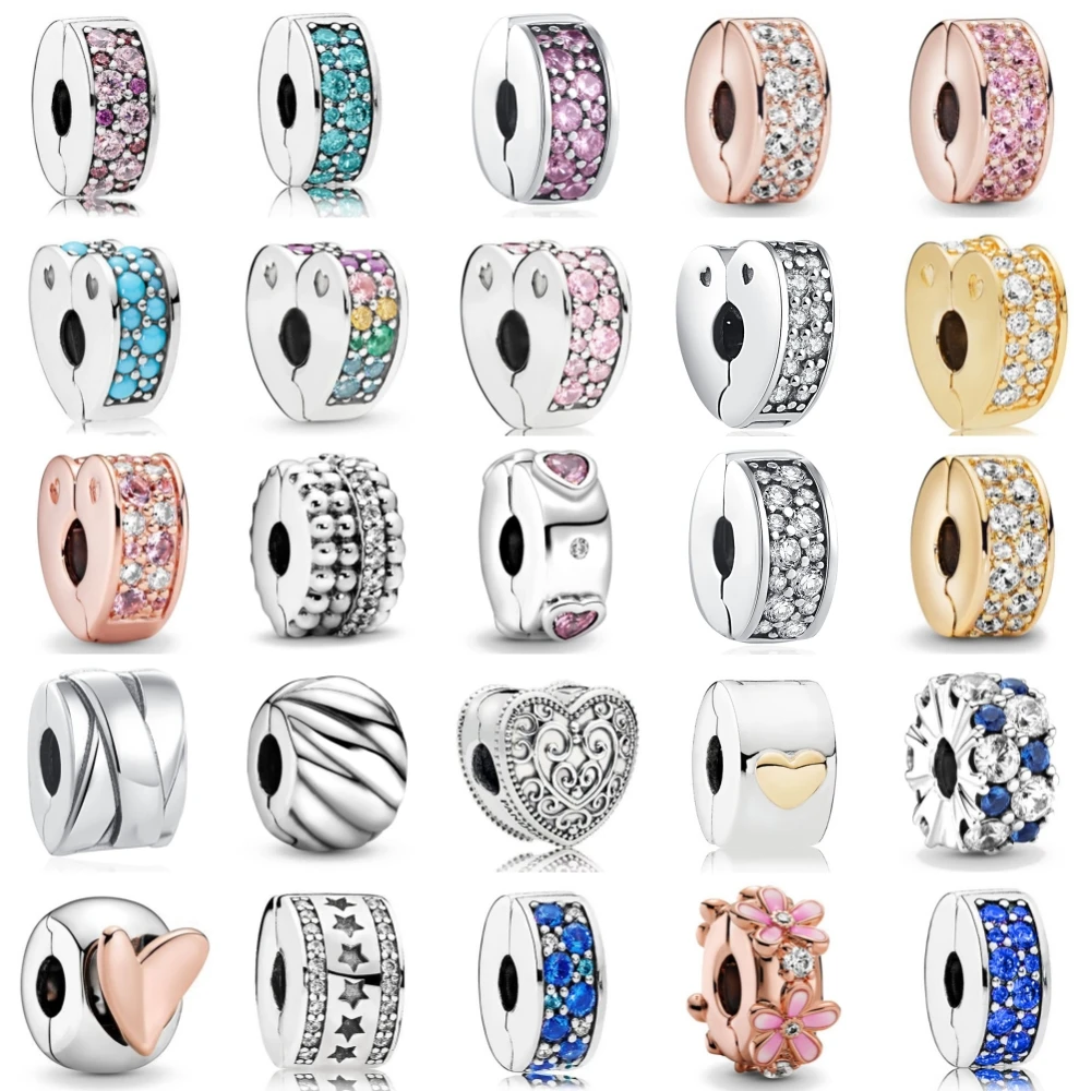 Серебряный кулон из розового золота или с застежкой Ley 925 для оригинального