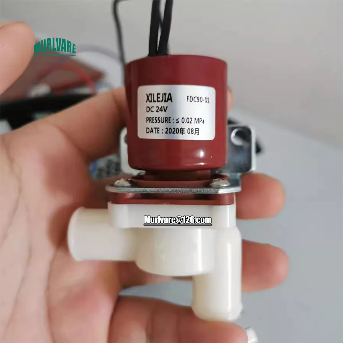 

Запчасти для очистительной машины, XILEJIA FDC90-01 DC24V, универсальный электромагнитный клапан, дренажный клапан для машины для очистки двигателя