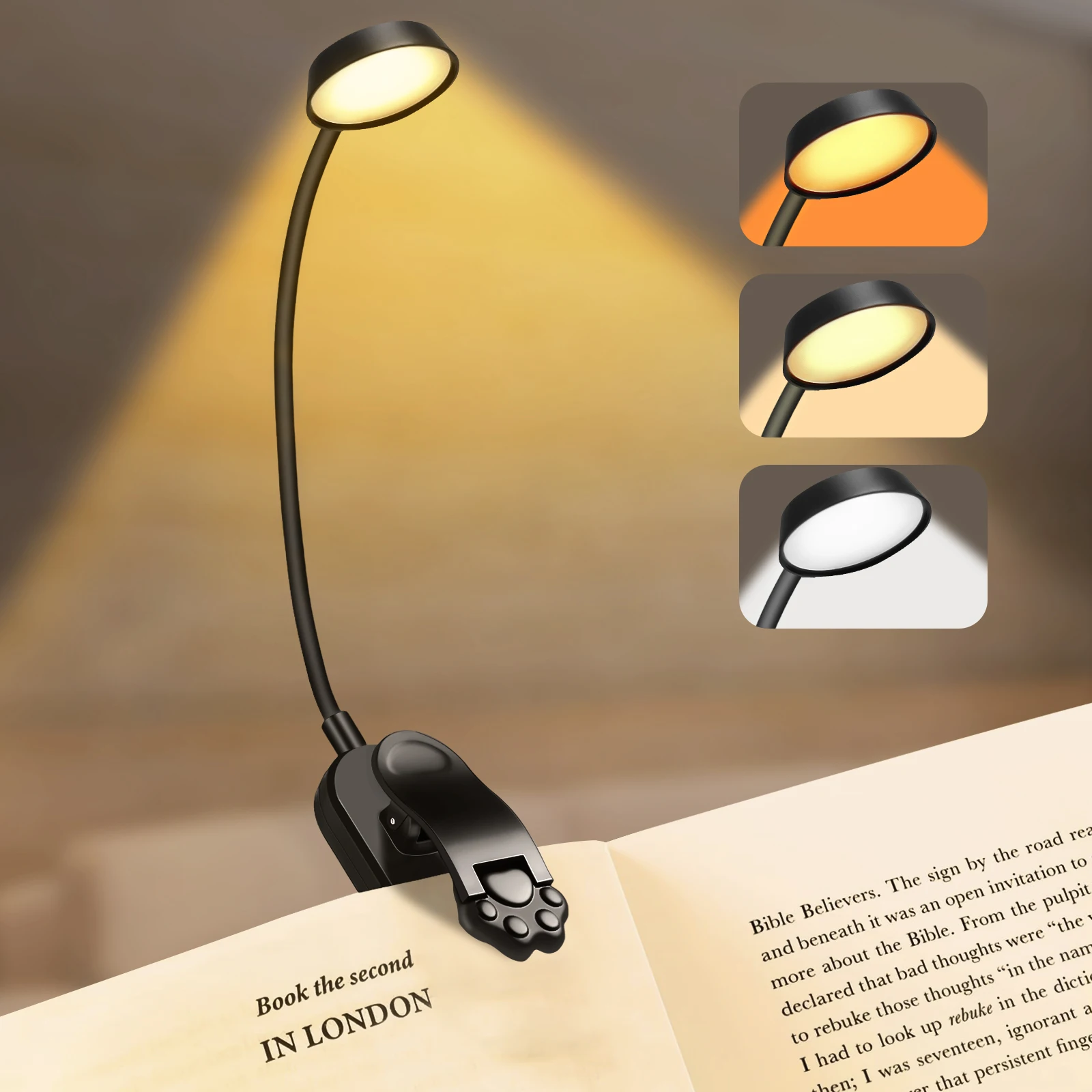 

USB Rechargeable LED Desk Lamp
