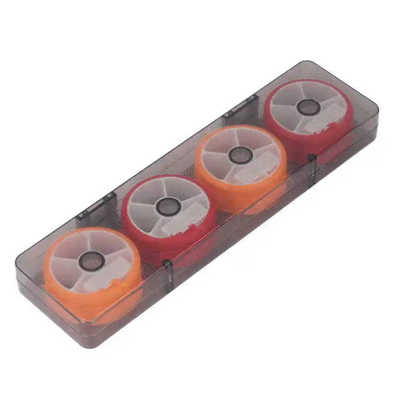 

Fishing Spools Tackle Box Portable Colorful 8 Spool High Security ABS Shell Multifunctional Fishing Line Spool Storage Box for