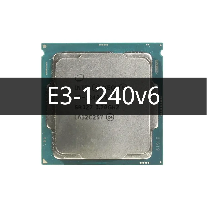 

E3-1240V 6 CPU 3,70 GHz 8M LGA1151 E3-1240 V6 Quad-core E3 1240V6