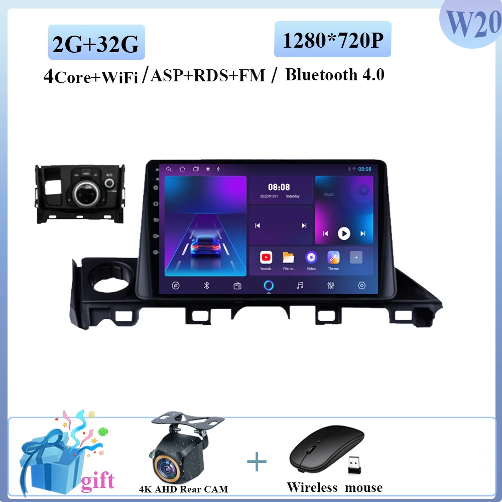 

Android 15 для Mazda 6 Mazda6 III 3 GJ GL ATZ 2015-2019 Автомобильный DVD-радио Стерео Мультимедийный плеер GPS-навигация Высокопроизводительный