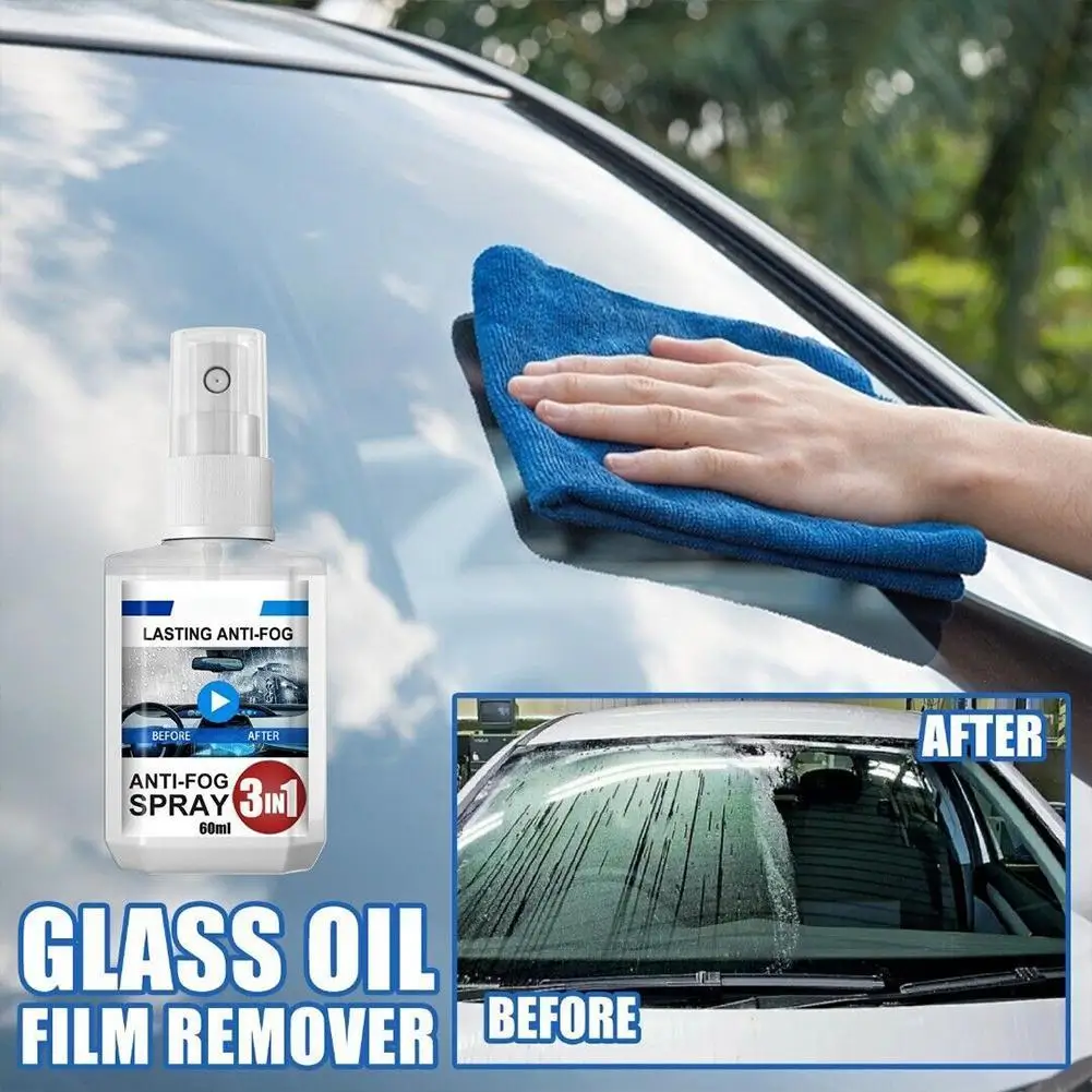 

New 60ml Anti-fog Agent Auto Defogger Agent Spray Car Agent Window Antifogging Car Windshield Accsesories Cleaner Glasses Z4b1