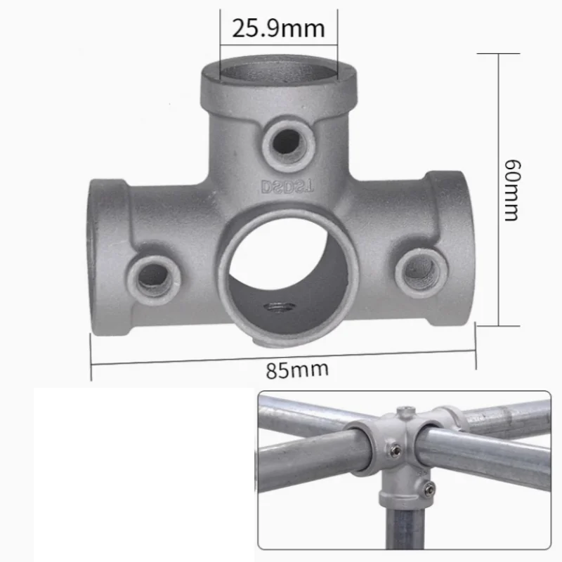 OD 25 мм фитинг для труб соединитель колено тройник плоский соединительный крепеж
