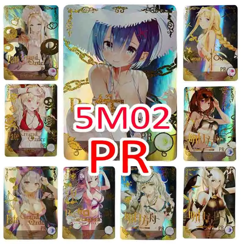 Полный комплект из аниме История богини 5M02 5M03 игра Rem Izumi Sagiri коллекционная