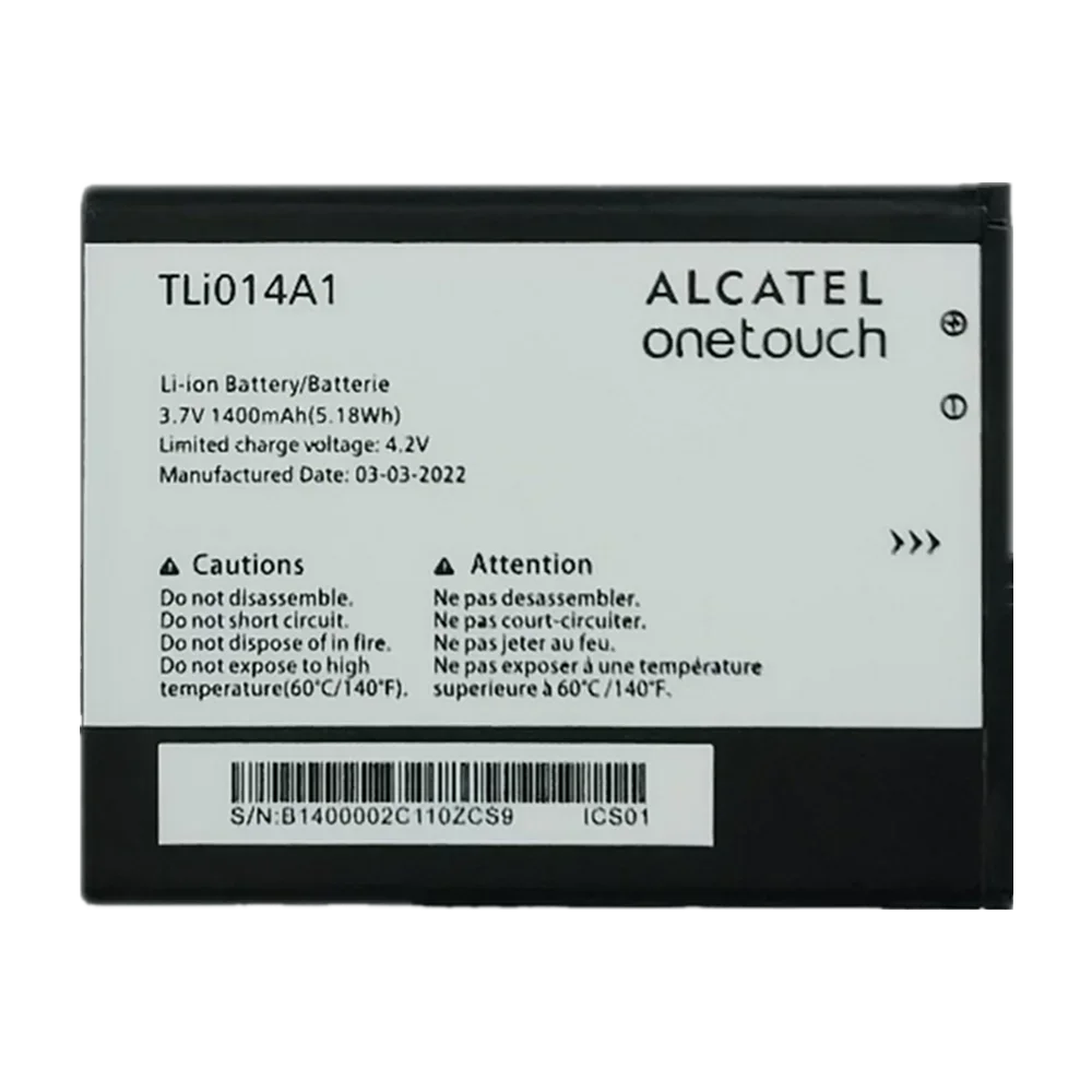 TLi014A1 Аккумулятор для телефона Alcatel One touch Fire 4012 4012A 4012X Pixi 3 4027 4027A 4027D 4027X 4010D 4030D 4030A 5020