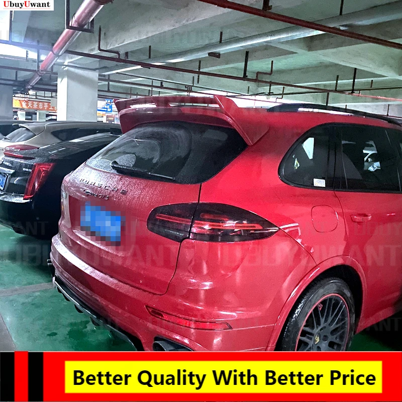 

Real Carbon Fiber Material Rear Wing Trunk Lip Roof Spoiler For Porsche Cayenne 958 SUV 4 Door GTS S Sport 2015-2017 Year