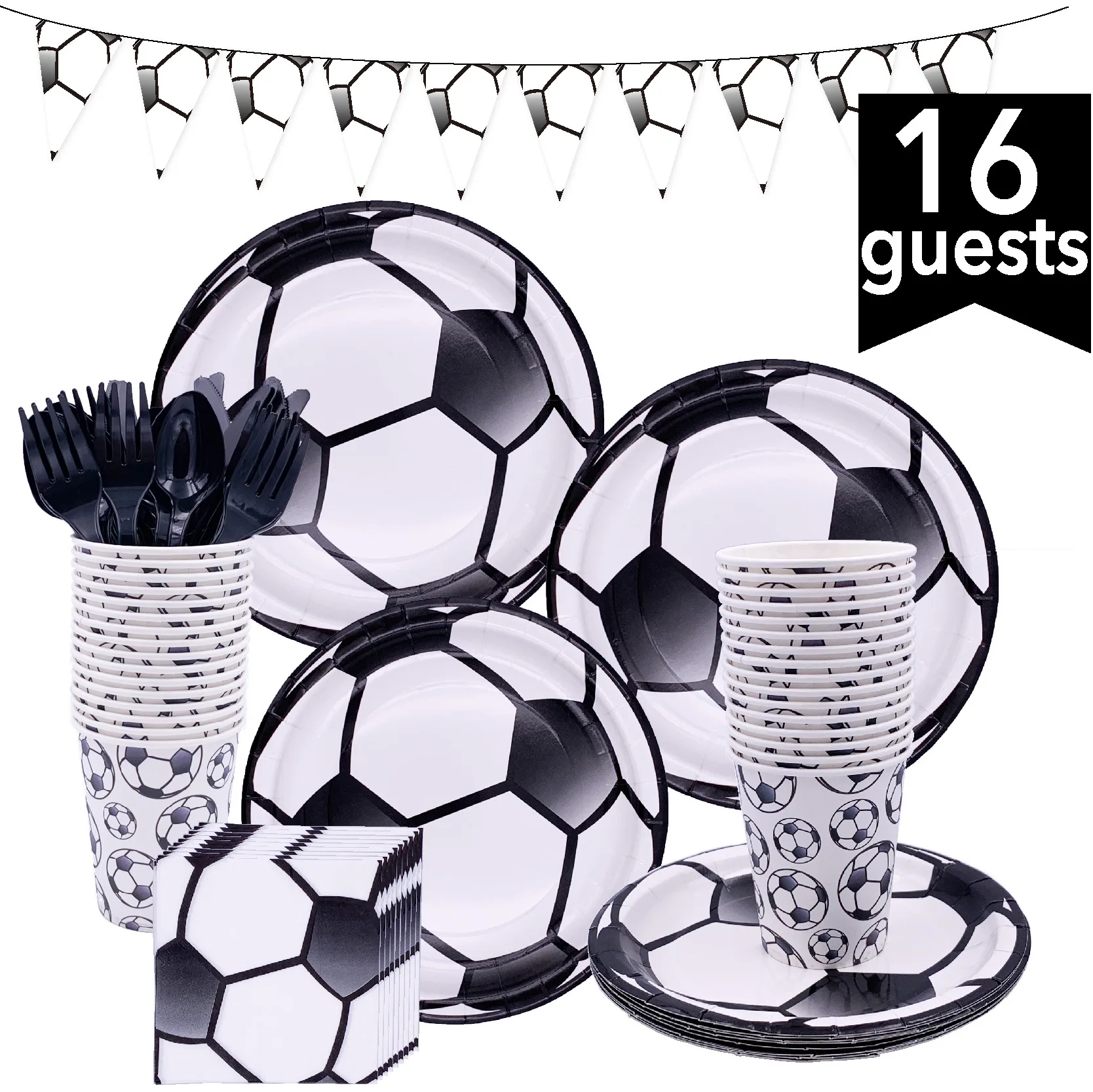 

Popular Football Party Set Birthday Supplies Decorative Cake Paper Plate Paper Cup