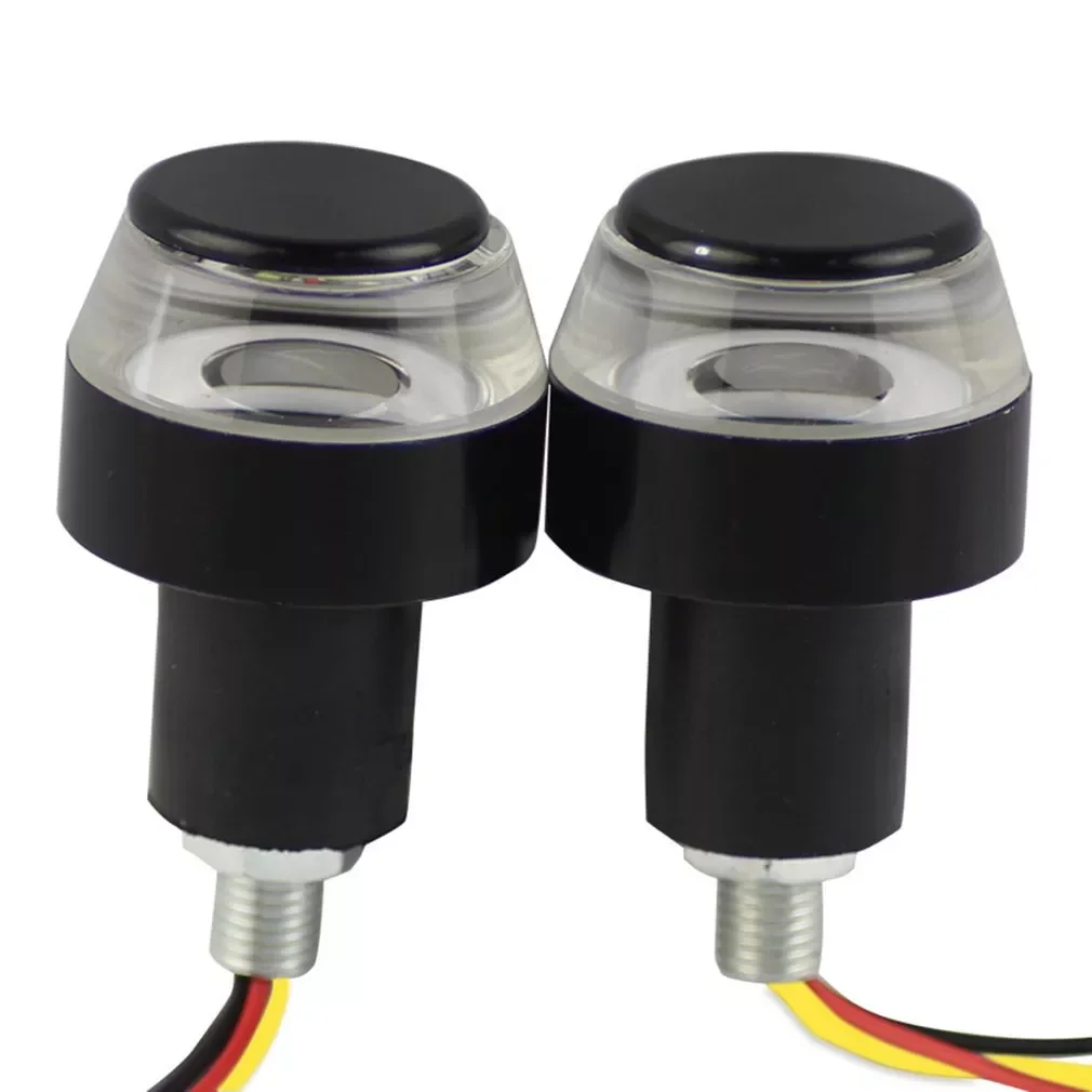 

Turn Signal Lamp Motorcycle Handle Steering Handle Light Durable ABS Material Signal LED Decorative Lamp