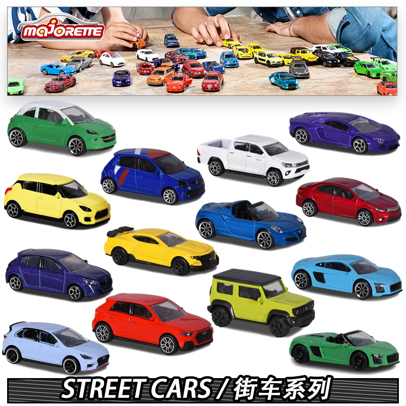 

Majorette Street Cars 18-Asst Assortment Convertible Sports Off-road Car Audi Car Model Boy Toy Model