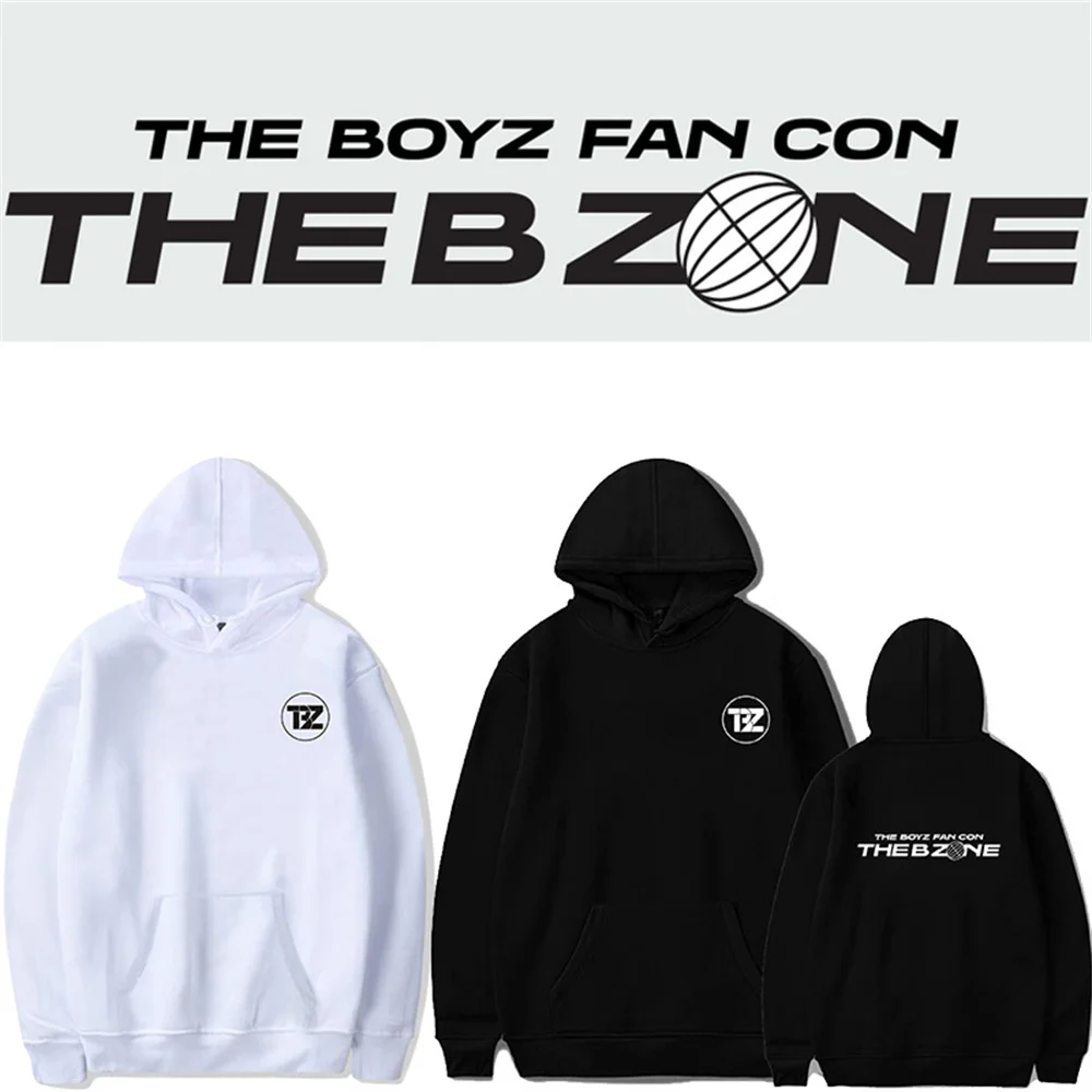 

Толстовка с капюшоном BOYZ FAN CON THE B ZONE толстовки унисекс толстовки пуловеры Kpop хип-хоп повседневная одежда Стиль оверсайз толстовка с капюшон...