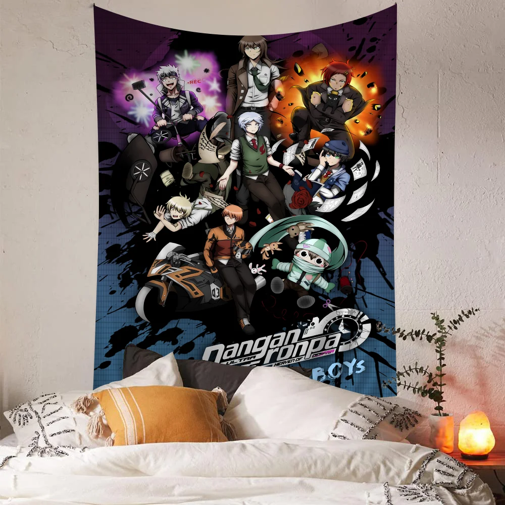 Игра D-Danganronpa Movie Sticky Posters Ретро наклейка из крафт-бумаги DIY Комната Бар Кафе