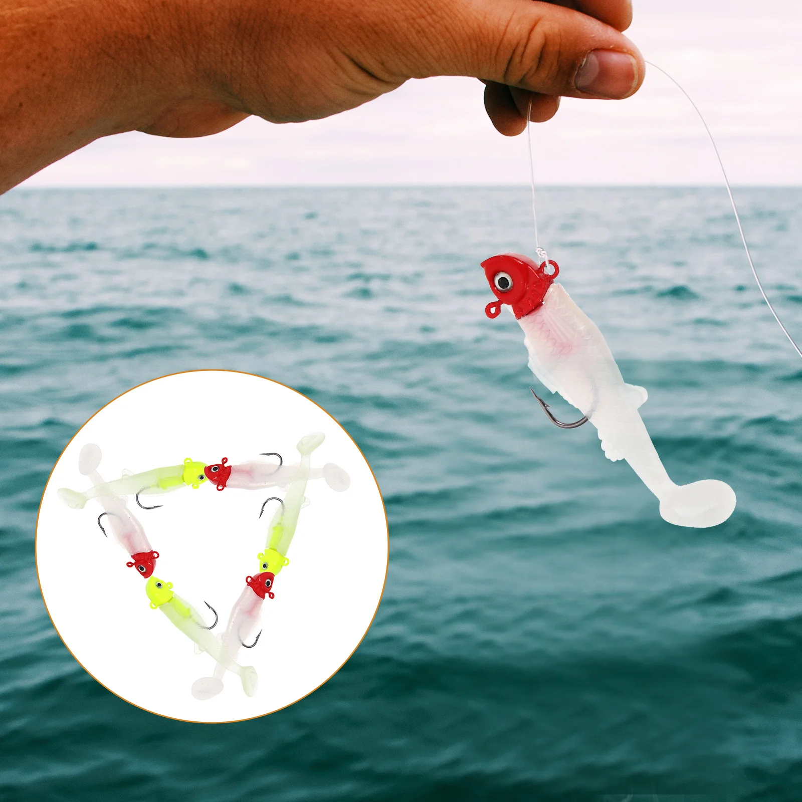

6Pcs Gift Lure Sinking Lures Lures Freshwater Kit Lures for Replace Friends