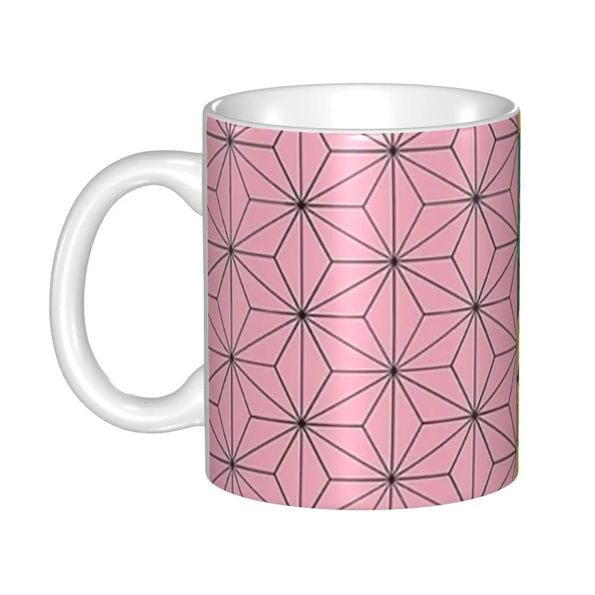 Кружки Kimetsu No Yaiba с персонализированным рисунком керамическая кружка для кофе Nezuko