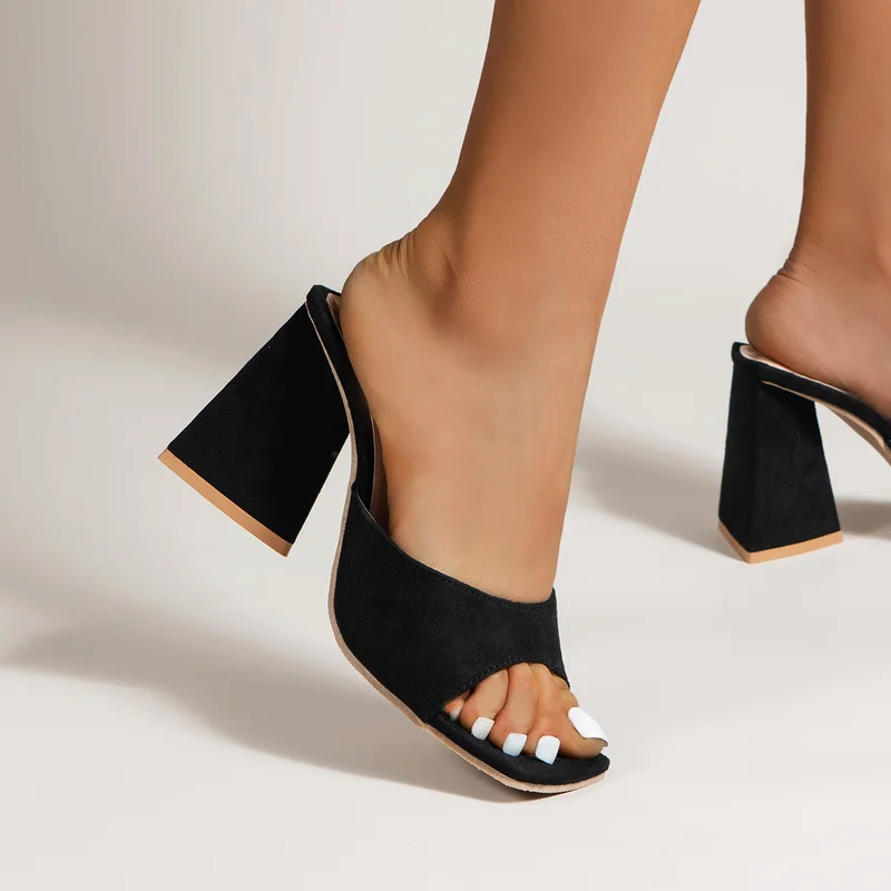 Platform Square Toe Sandals Open Toe High Heels Party Fashion Designer Summer Women's High Heels 2022 New Sexy Women's Shoes