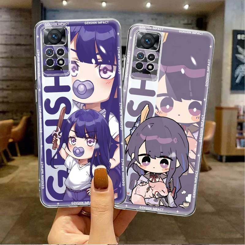

For Xiaomi Redmi 9 9C 10C 12C 9A K40 Pro 9T Redmi9 Casing Genshin Impact Beelzebul Game Coque Case