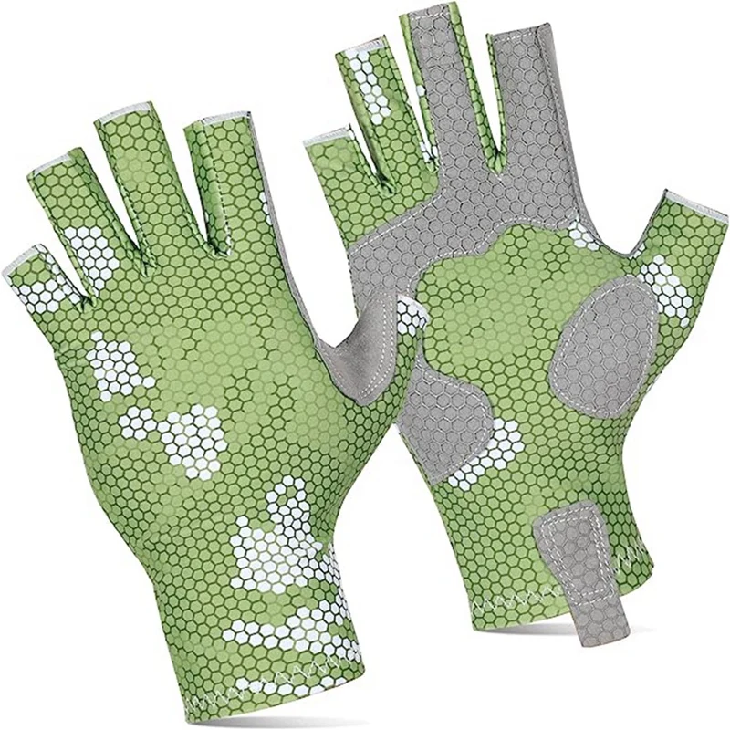 

Fishing Gloves With Silicone Anti-Slip Design - Comfortable, Breathable Fishing Gloves With Sunny Protection