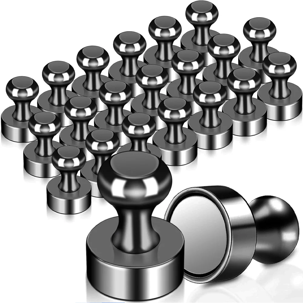 8-12 шт. супер сильные неодимовые магнитные кнопки присоска канцелярская кнопка прочный стальной магнит кнопочный штифт для доски на холодильник