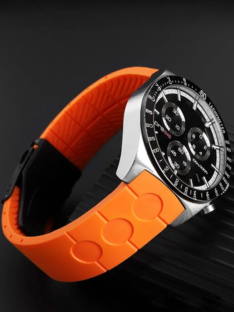 Адаптируется к T-i-s-s-o-t T044 Rutchi PRS516 Резиновый ремешок для часов T 044417 А/Т 044430 Браслет