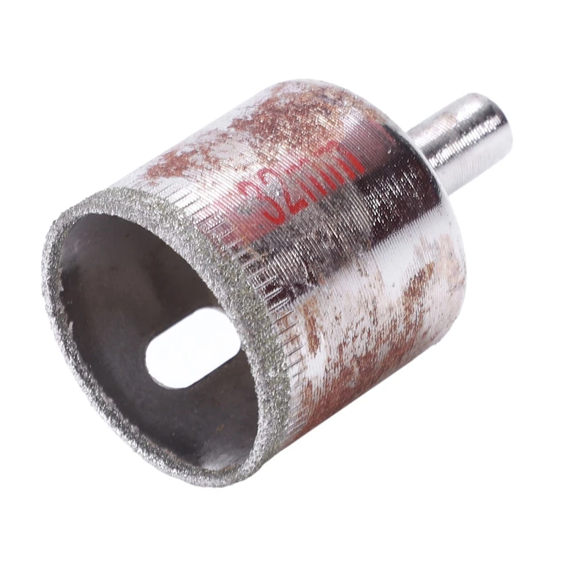 Сверло с шнеком диаметром 32 мм 2 шт. для керамических стеклянных плитки песчаника