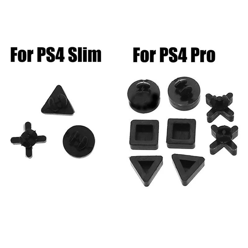3/8 шт. сменные силиконовые накладки для консоли PS4 PS 4 Pro