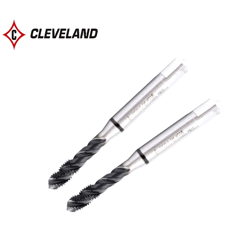 CLEVELAND HSSE-M35 со спиральным рифленым метчиком с покрытием JP M2 M2.5 M3 M4 M5 M6 M8 M10 M12M14M16