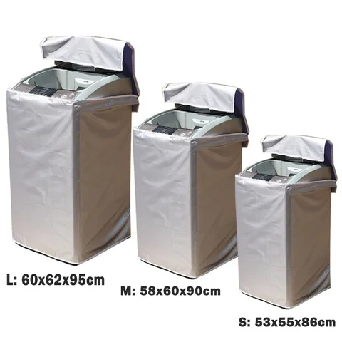 Чехол для стиральной машины, открытый верхний чехол для сушилки для белья, пылезащитный водонепроницаемый чехол для автоматической стиральной машины