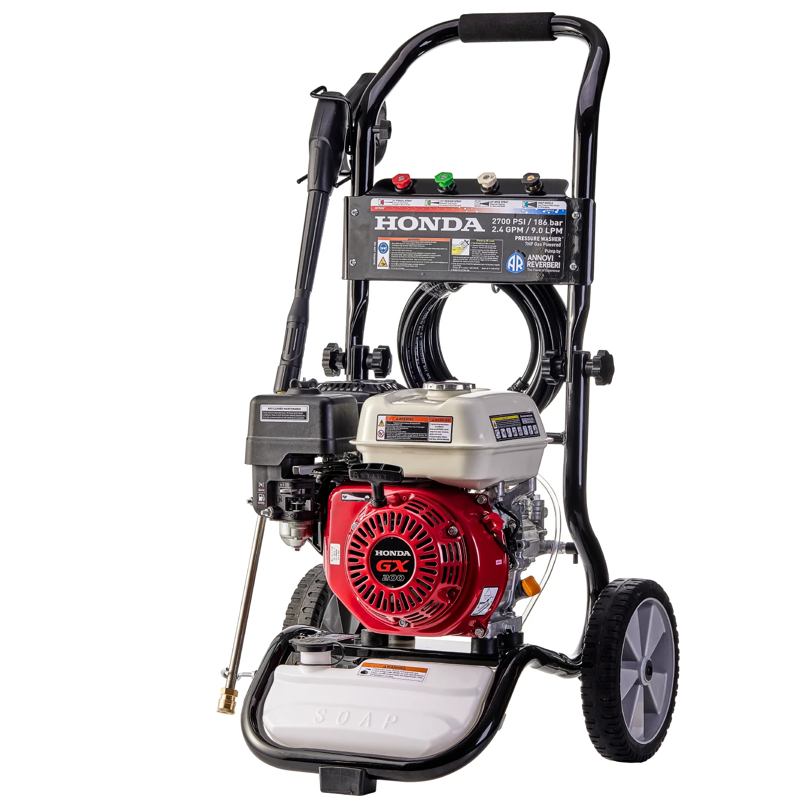 Бензиновый насос высокого давления H0nda Power 2700psi/186bar с AR насосом GX160 стартер отдачи