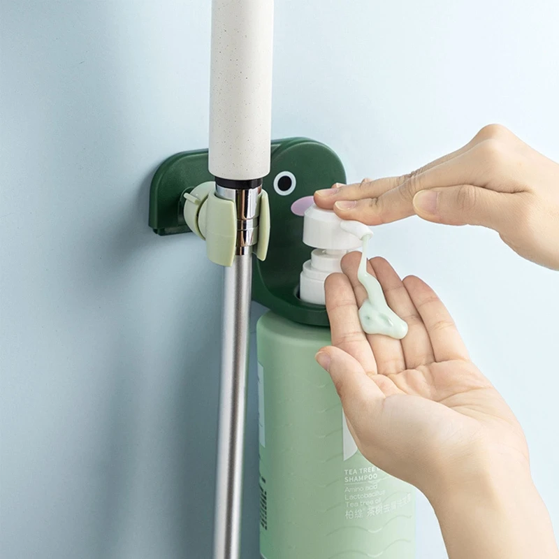 

Shower Head Holder Strong Adhesive Adjustable Handheld Shower Wand Holder No Drilling Wall Mount Bracket Rack Y5GB