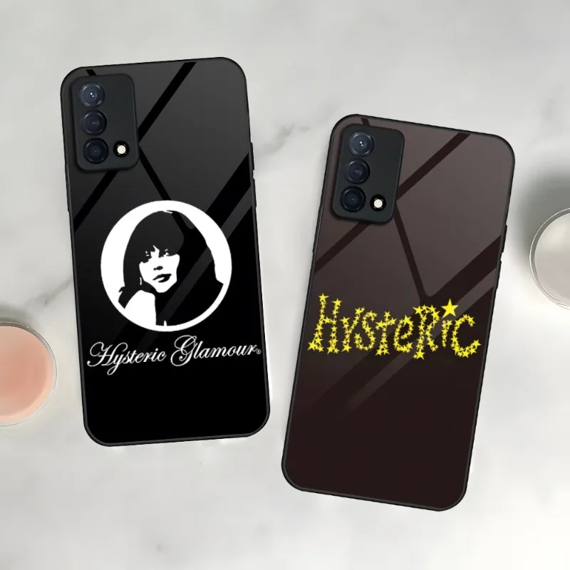 

Hysteric Glamour Girl Phone Case For Oppo A54 A94 A92 A93 A55 A95 K9 K7 A15 Reno 5 7 6 4 Find X5 X3 X2 Toughened Glass
