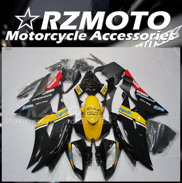 

4Gifts New ABS Fairings Kit Fit For YAMAHA YZF- R6 2008 2009 2010 2011 2012 2013 2014 2015 2016 08 -16 Bodywork Set Red Yellow