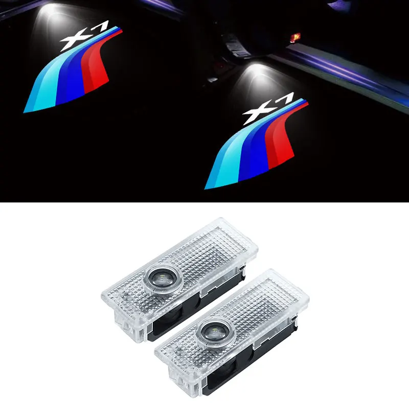 

2 Pcs Car Door Projector Light LED Welcome Lamp For BMW G07 X7 Logo Light Auto Accessories HD Laser Warning Light