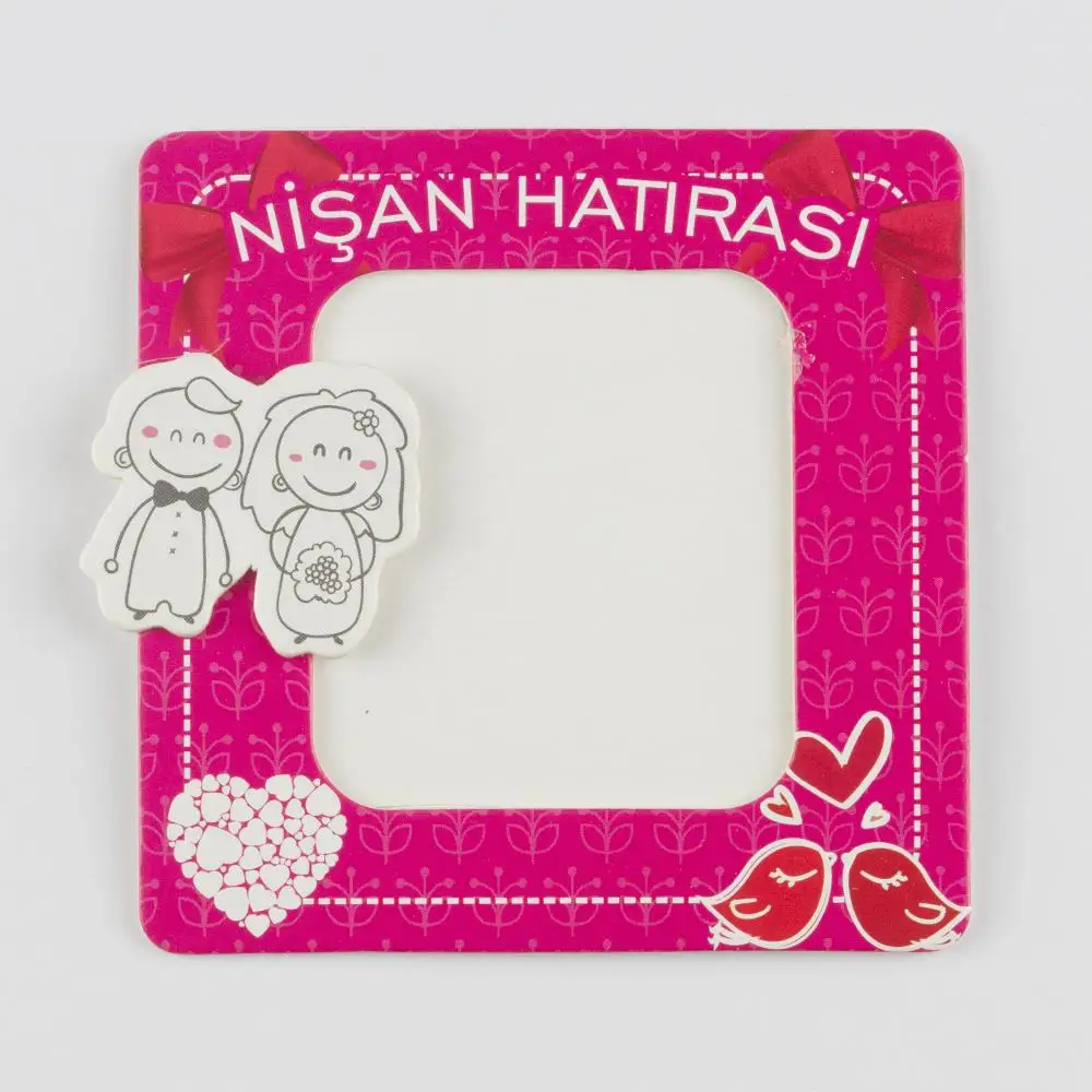 

Engagement Souvenir Magnet Cardboard Frame