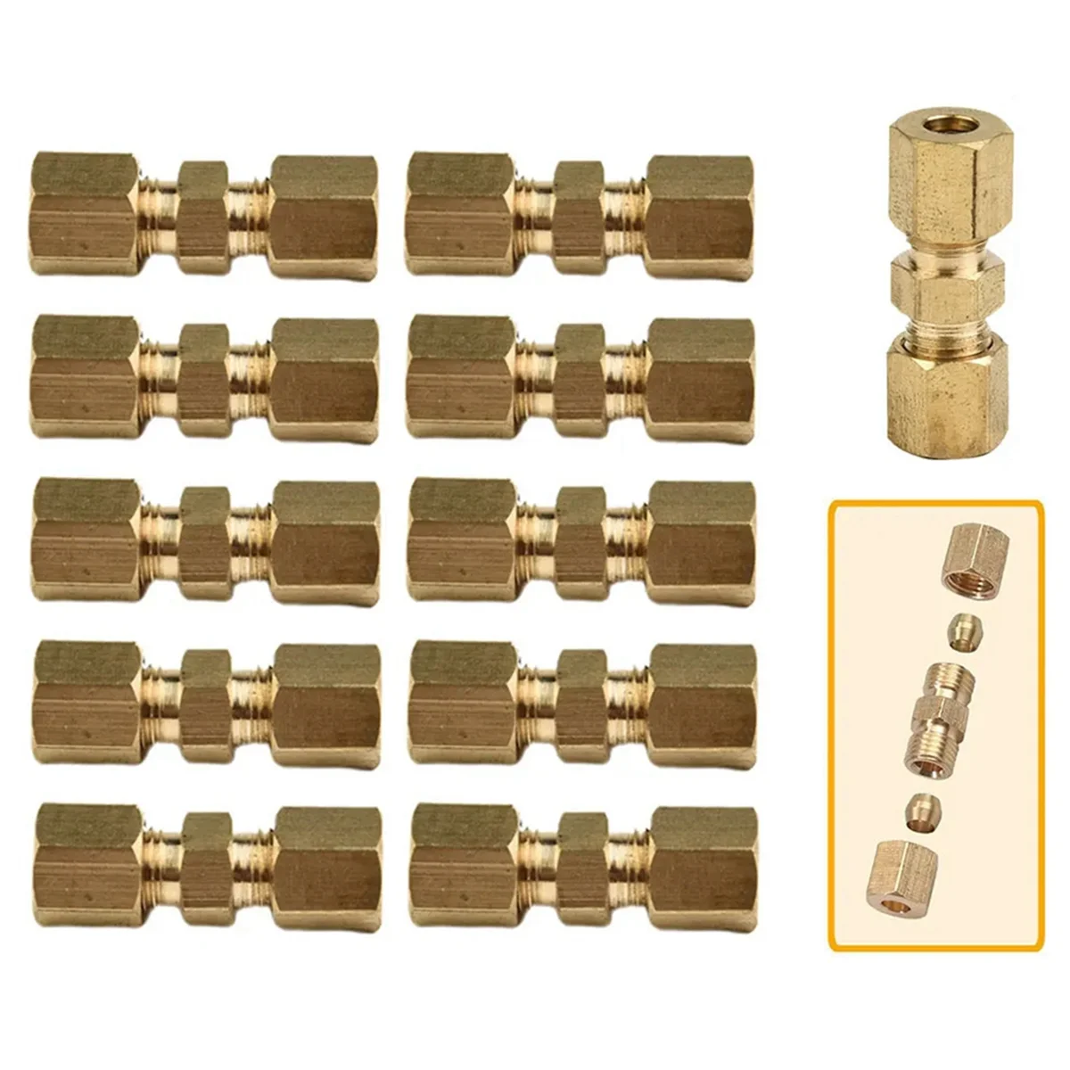 10 шт. разъем тормозной линии без развальцовки 4 75 мм 3/16 полезный для фирменных