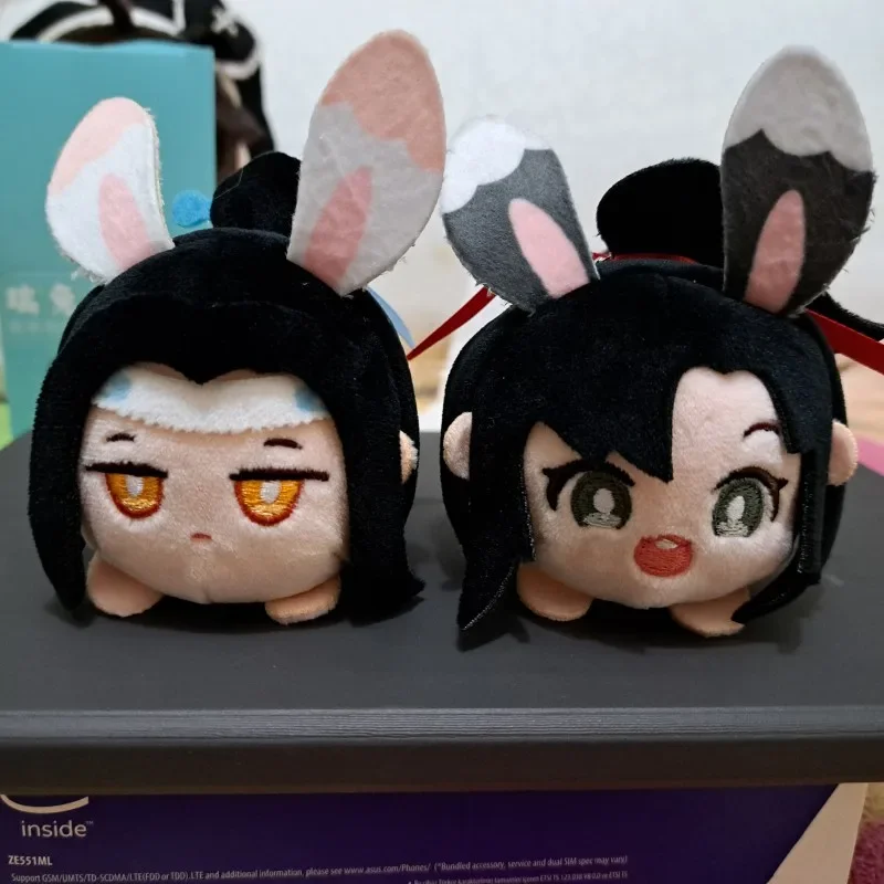 10 см Mo Dao Zu Shi Плюшевые игрушки Lan Wangji Wei Wuxian Grandmaster Of Demonic Cultivation Мерч Plushie Dolls